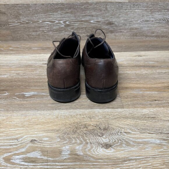 Cole Haan Men 10.5 M Lenox Hill Split Toe Oxfords Shoes Brown Leather C11628 - Picture 3 of 6